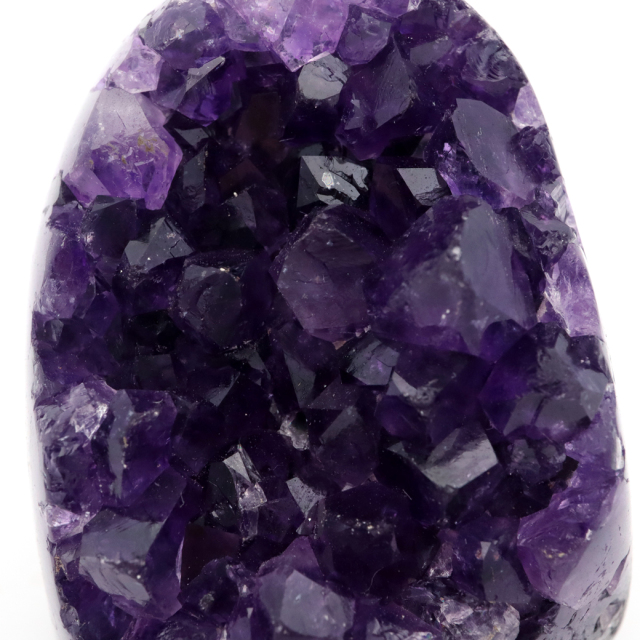 アメジスト クラスター 側面磨き 紫水晶 置き物 原石 ウルグアイ産 天然石 AAA 1点物 2月 誕生石