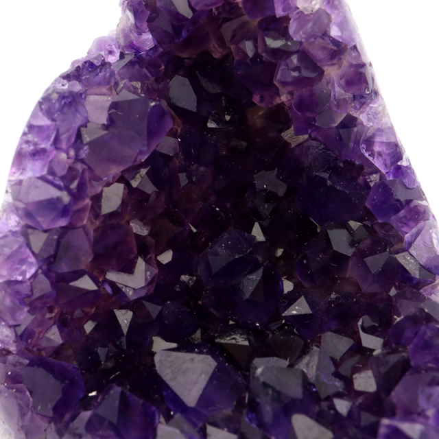 アメジスト クラスター 側面磨き 紫水晶 置き物 原石 ウルグアイ産 天然石 AAA 1点物 2月 誕生石
