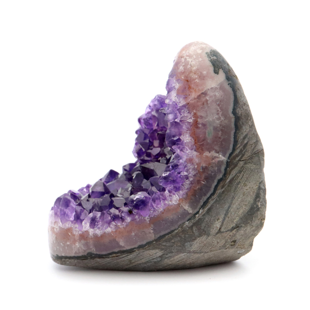 アメジスト クラスター 側面磨き 紫水晶 置き物 原石 ウルグアイ産 天然石 AAA 1点物 2月 誕生石