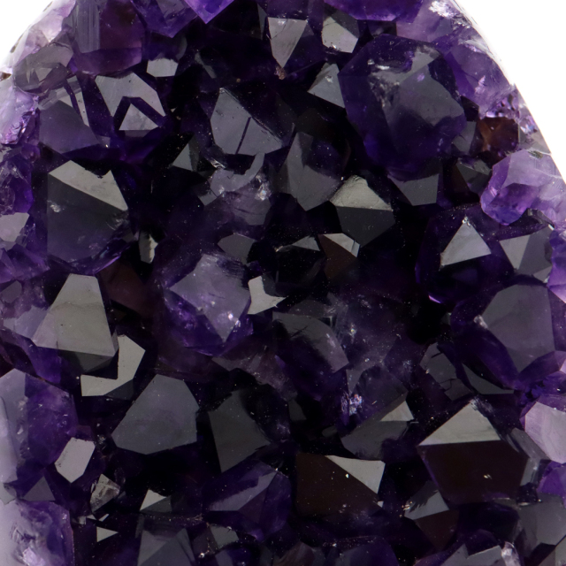 アメジスト クラスター 側面磨き 紫水晶 置き物 原石 ウルグアイ産 天然石 AAA 1点物 2月 誕生石