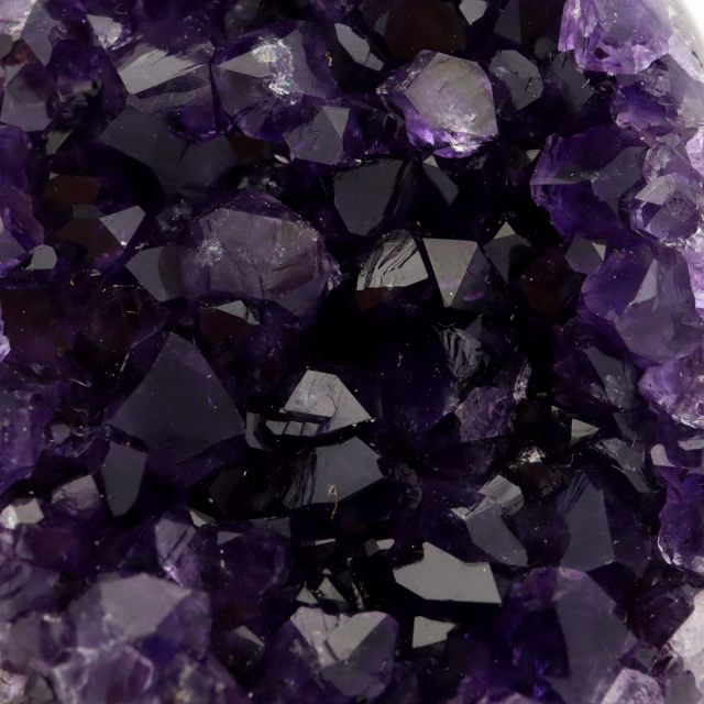 アメジスト クラスター 側面磨き 紫水晶 置き物 原石 ウルグアイ産 天然石 AAA 1点物 2月 誕生石