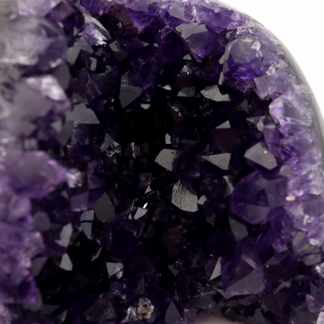 アメジスト クラスター 側面磨き 紫水晶 置き物 原石 ウルグアイ産 天然石 AAA 1点物 2月 誕生石