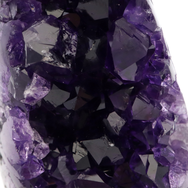 アメジスト クラスター 側面磨き 紫水晶 置き物 原石 ウルグアイ産 天然石 AAA 1点物 2月 誕生石