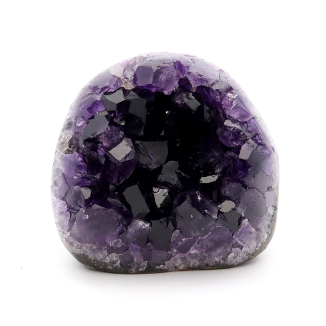 アメジスト クラスター 側面磨き 紫水晶 置き物 原石 ウルグアイ産 天然石 AAA 1点物 2月 誕生石
