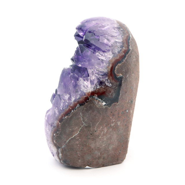 アメジスト クラスター 側面磨き 紫水晶 置き物 原石 ウルグアイ産 天然石 AAA 1点物 2月 誕生石