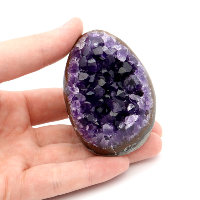 アメジスト クラスター 側面磨き 紫水晶 置き物 原石 ウルグアイ産 天然石 AAA 1点物 2月 誕生石