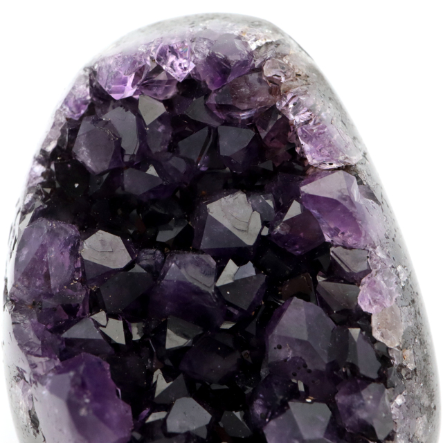 アメジスト クラスター 側面磨き 紫水晶 置き物 原石 ウルグアイ産 天然石 AAA 1点物 2月 誕生石