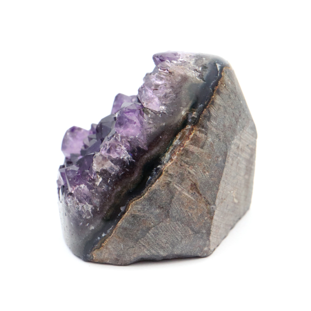 アメジスト クラスター 側面磨き 紫水晶 置き物 原石 ウルグアイ産 天然石 AAA 1点物 2月 誕生石