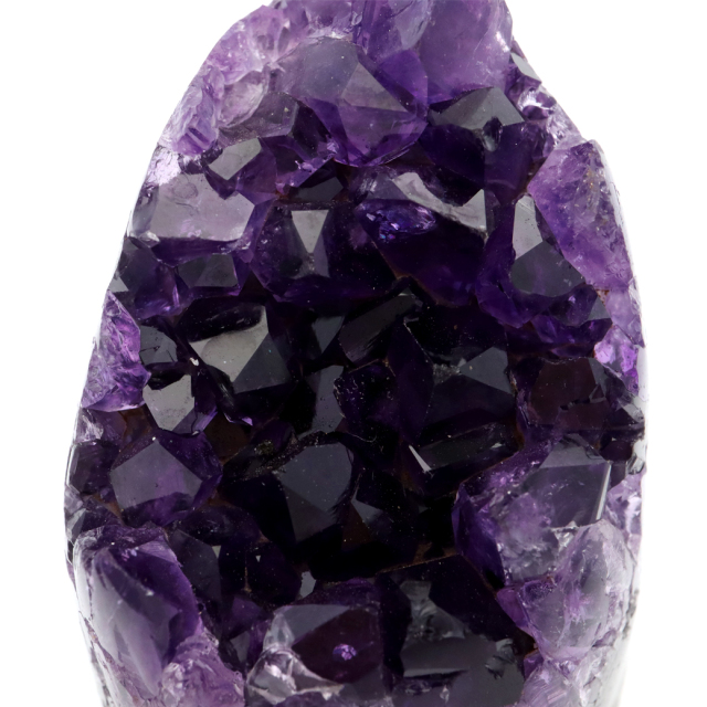 アメジスト クラスター 側面磨き 紫水晶 置き物 原石 ウルグアイ産 天然石 AAA 1点物 2月 誕生石