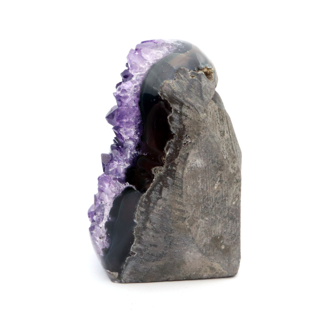 アメジスト クラスター 側面磨き 紫水晶 置き物 原石 ウルグアイ産 天然石 AAA 1点物 2月 誕生石