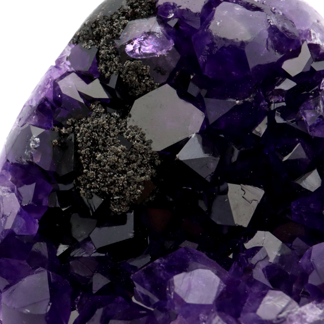 アメジスト クラスター 側面磨き 紫水晶 置き物 原石 ウルグアイ産 天然石 AAA 1点物 2月 誕生石