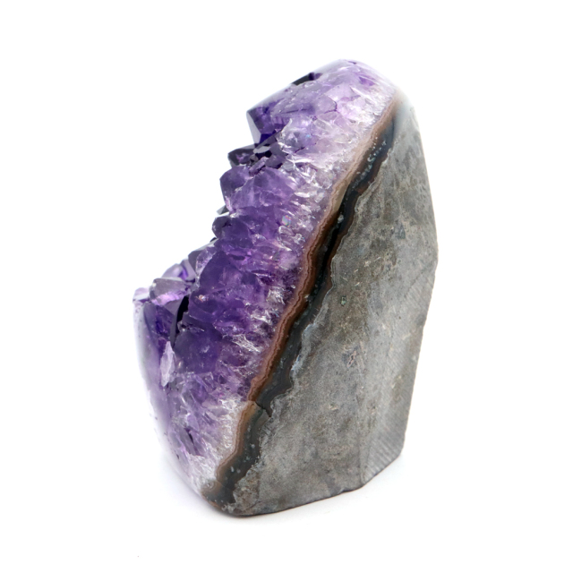 アメジスト クラスター 側面磨き 紫水晶 置き物 原石 ウルグアイ産 天然石 AAA 1点物 2月 誕生石