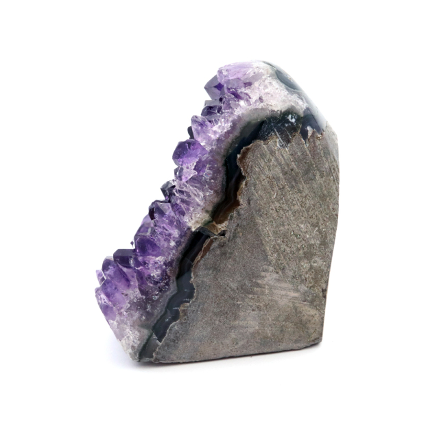 アメジスト クラスター 側面磨き 紫水晶 置き物 原石 ウルグアイ産 天然石 AAA 1点物 2月 誕生石