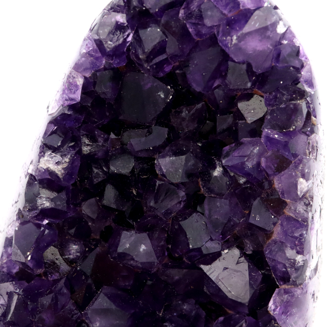 アメジスト クラスター 側面磨き 紫水晶 置き物 原石 ウルグアイ産 天然石 AAA 1点物 2月 誕生石