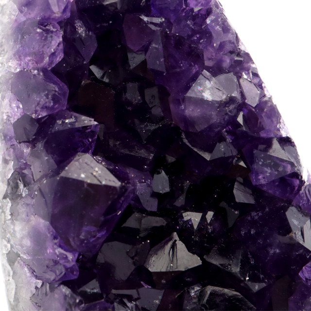 アメジスト クラスター 側面磨き 紫水晶 置き物 原石 ウルグアイ産 天然石 AAA 1点物 2月 誕生石