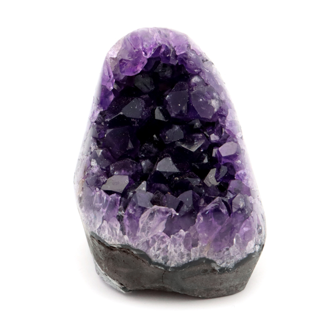 アメジスト クラスター 側面磨き 紫水晶 置き物 原石 ウルグアイ産 天然石 AAA 1点物 2月 誕生石