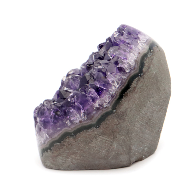 アメジスト クラスター 側面磨き 紫水晶 置き物 原石 ウルグアイ産 天然石 AAA 1点物 2月 誕生石
