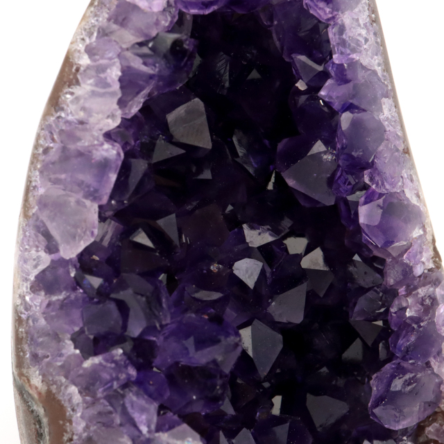 アメジスト クラスター 側面磨き 紫水晶 置き物 原石 ウルグアイ産 天然石 AAA 1点物 2月 誕生石