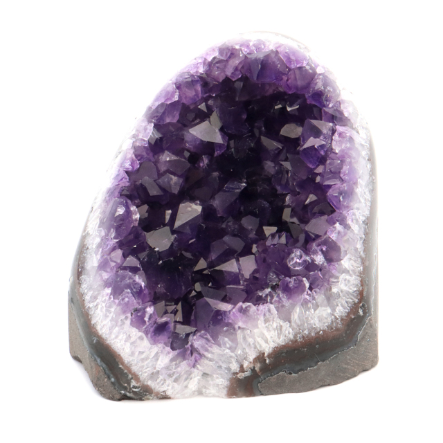 アメジスト クラスター 側面磨き 紫水晶 置き物 原石 ウルグアイ産 天然石 AAA 1点物 2月 誕生石