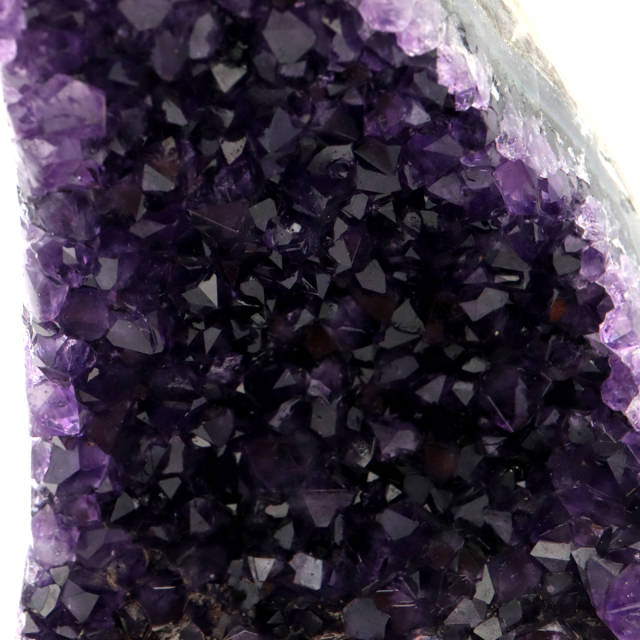 アメジスト クラスター 側面磨き 紫水晶 置き物 原石 ウルグアイ産 天然石 AAA 1点物 2月 誕生石
