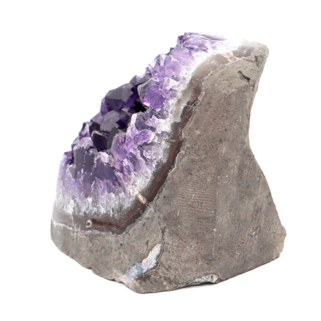 アメジスト クラスター 側面磨き 紫水晶 置き物 原石 ウルグアイ産 天然石 AAA 1点物 2月 誕生石
