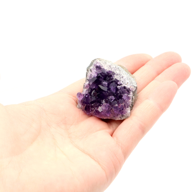 アメジスト クラスター AAA 紫水晶 置き物 原石 ウルグアイ産 天然石 1点物 2月 誕生石