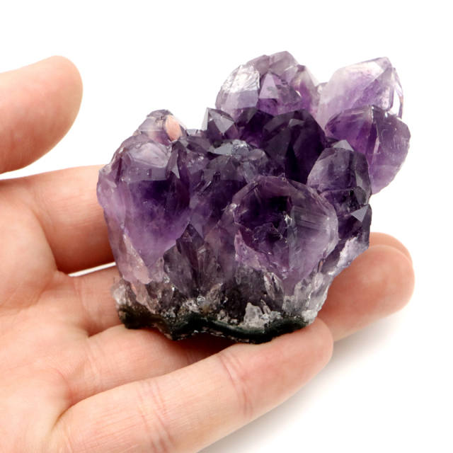 アメジスト クラスター 紫水晶 置き物 原石 148g ブラジル産 天然石 AAA 1点物 2月 誕生石