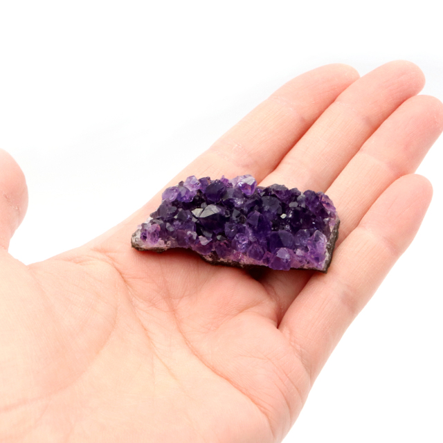 アメジスト クラスター AAA 紫水晶 置き物 原石 ウルグアイ産 天然石 1点物 2月 誕生石