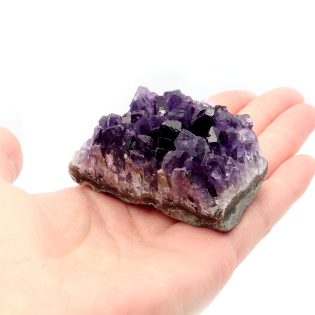 アメジスト クラスター AAA 紫水晶 置き物 原石 ウルグアイ産 天然石 1点物 2月 誕生石