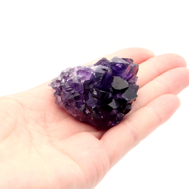 アメジスト クラスター AAA 紫水晶 置き物 原石 ウルグアイ産 天然石 1点物 2月 誕生石