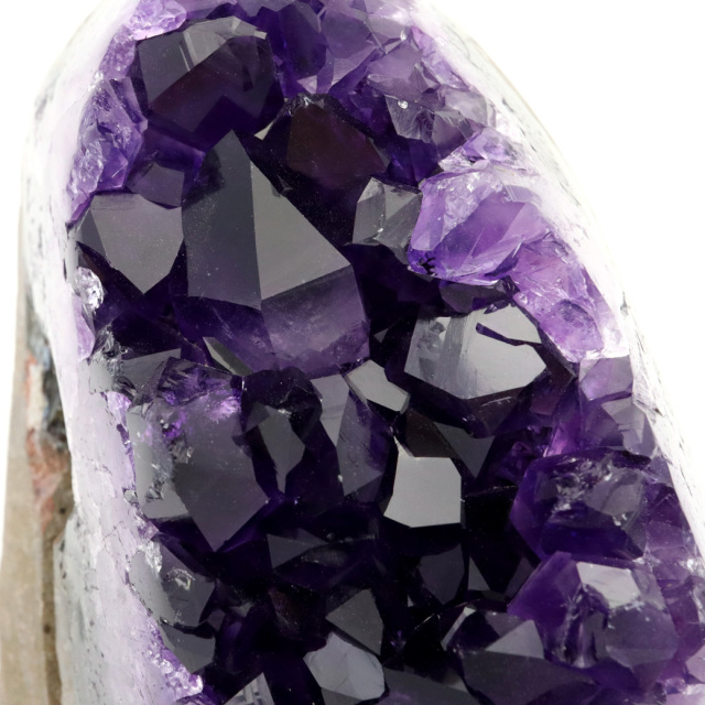 アメジスト クラスター 側面磨き AAA 紫水晶 置き物 原石 ウルグアイ産 天然石 1点物 2月 誕生石