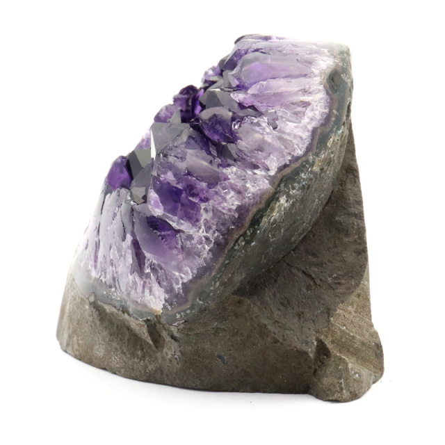 アメジスト クラスター 側面磨き AAA 紫水晶 置き物 原石 ウルグアイ産 天然石 1点物 2月 誕生石