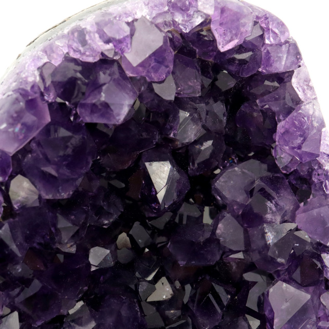 アメジスト クラスター 側面磨き AAA 紫水晶 置き物 原石 ウルグアイ産 天然石 1点物 2月 誕生石