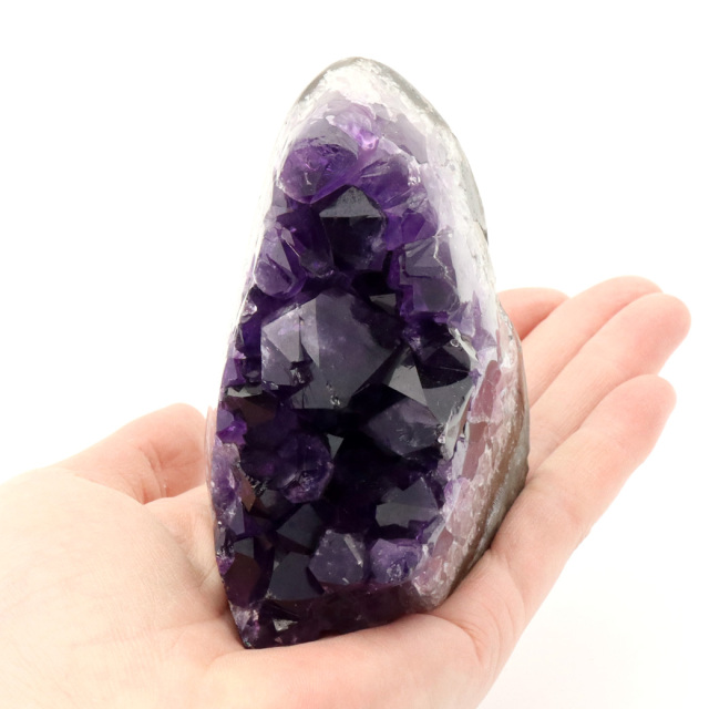 アメジスト クラスター 側面磨き AAA 紫水晶 置き物 原石 ウルグアイ産 天然石 1点物 2月 誕生石