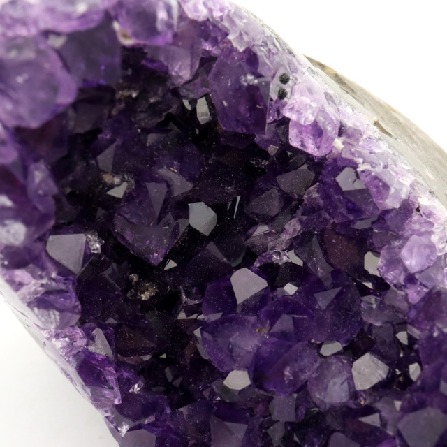 アメジスト クラスター 側面磨き AAA 紫水晶 置き物 原石 ウルグアイ産 天然石 1点物 2月 誕生石