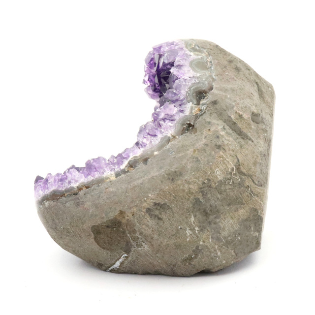 アメジスト クラスター 側面磨き AAA 紫水晶 置き物 原石 ウルグアイ産 天然石 1点物 2月 誕生石