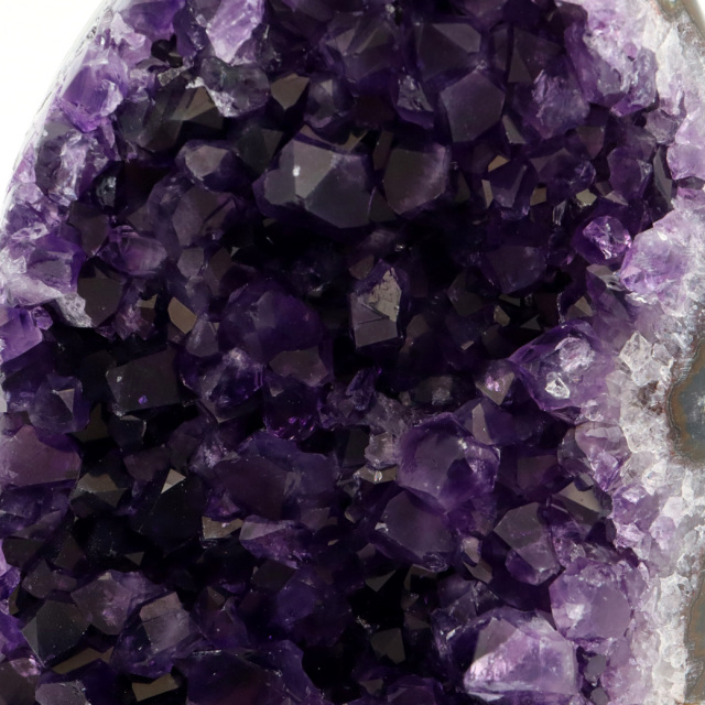 アメジスト クラスター 側面磨き AAA 紫水晶 置き物 原石 ウルグアイ産 天然石 1点物 2月 誕生石