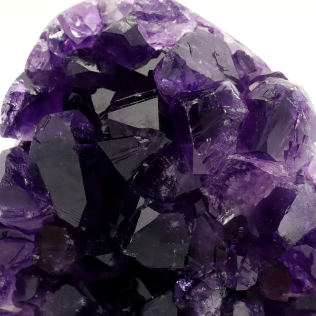 アメジスト クラスター 側面磨き AAA 紫水晶 置き物 原石 ウルグアイ産 天然石 1点物 2月 誕生石