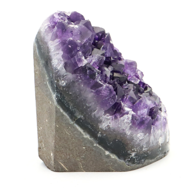 アメジスト クラスター 側面磨き AAA 紫水晶 置き物 原石 ウルグアイ産 天然石 1点物 2月 誕生石