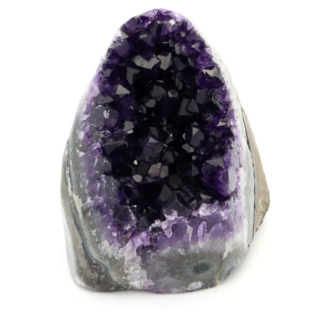 アメジスト クラスター 側面磨き AAA 紫水晶 置き物 原石 ウルグアイ産 天然石 1点物 2月 誕生石
