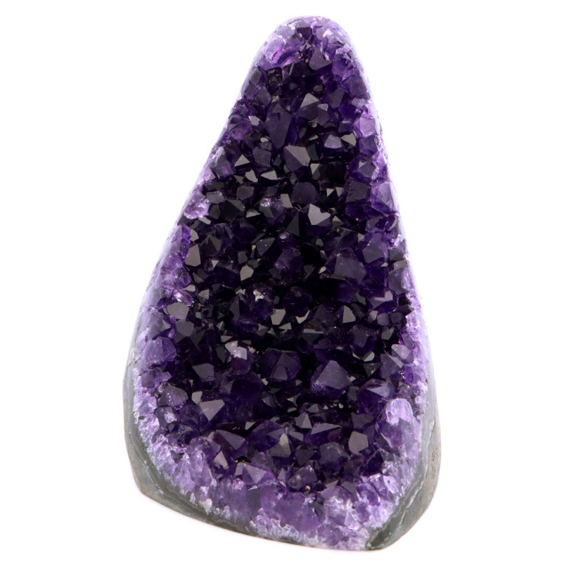 アメジスト クラスター 側面磨き 紫水晶 置き物 原石 ウルグアイ産 天然石 AAA 1点物 2月 誕生石