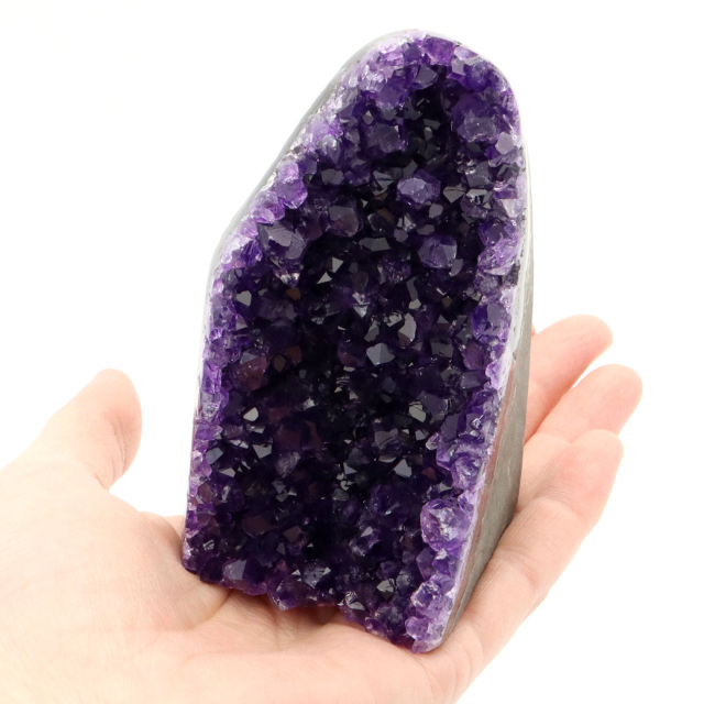 アメジスト クラスター 側面磨き AAA 紫水晶 置き物 原石 ウルグアイ産 天然石 1点物 2月 誕生石