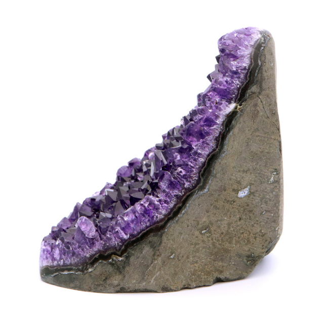 アメジスト クラスター 側面磨き 紫水晶 置き物 原石 ウルグアイ産 天然石 AAA 1点物 2月 誕生石