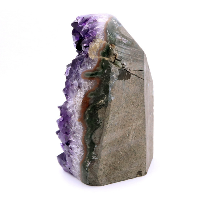 アメジスト クラスター 側面磨き 紫水晶 置き物 原石 ウルグアイ産 天然石 AAA 1点物 2月 誕生石
