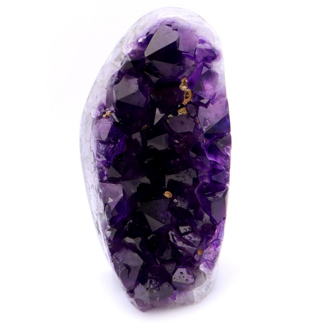 アメジスト クラスター 側面磨き 紫水晶 置き物 原石 ウルグアイ産 天然石 AAA 1点物 2月 誕生石