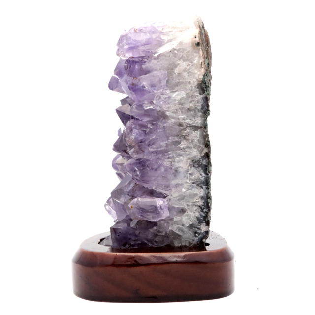 アメジスト クラスター 原石 1点物 台付き ブラジル産 Amethyst 天然石 紫水晶 置き物 置物 2月 誕生石 癒し グッズ