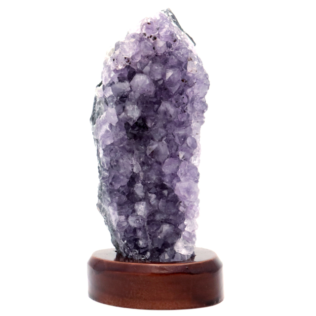 アメジスト クラスター 原石 1点物 台付き ブラジル産 Amethyst 天然石 紫水晶 置き物 置物 2月 誕生石 癒し グッズ