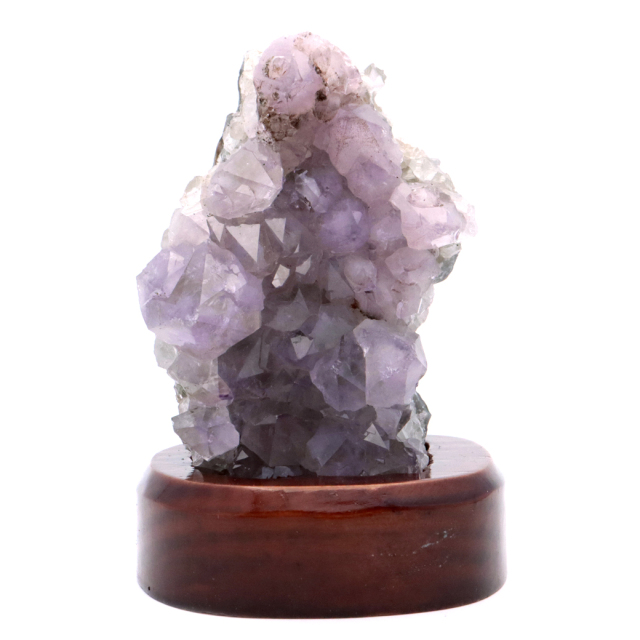 アメジスト クラスター 原石 1点物 台付き ブラジル産 Amethyst 天然石 紫水晶 置き物 置物 2月 誕生石 癒し グッズ