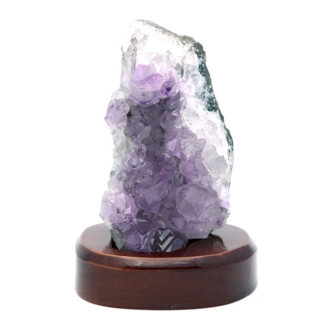 アメジスト クラスター 原石 1点物 台付き ブラジル産 Amethyst 天然石 紫水晶 置き物 置物 2月 誕生石 癒し グッズ
