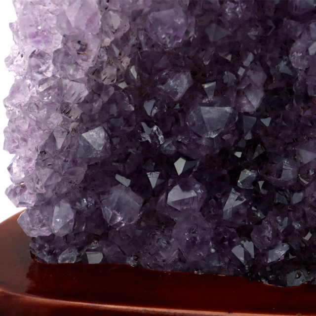 アメジスト クラスター 原石 1点物 台付き ブラジル産 Amethyst 天然石 紫水晶 置き物 置物 2月 誕生石 癒し グッズ